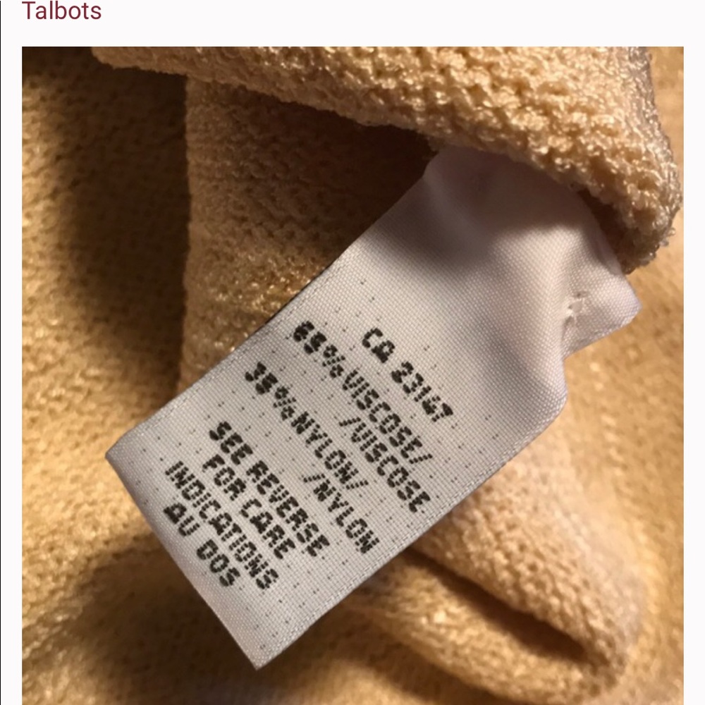 SALE! Talbots sweater sleeveless top - Picture 4 of 5